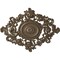 Ekena Millwork Katheryn Ceiling Medallion, Hand-Painted Warm Silver, 22 1/2"W x 30 3/8"H x 1 1/2"P CM30KTWSS - alternate 1
